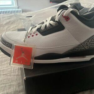 Jordan 3 Retro in White, Black, and Gray